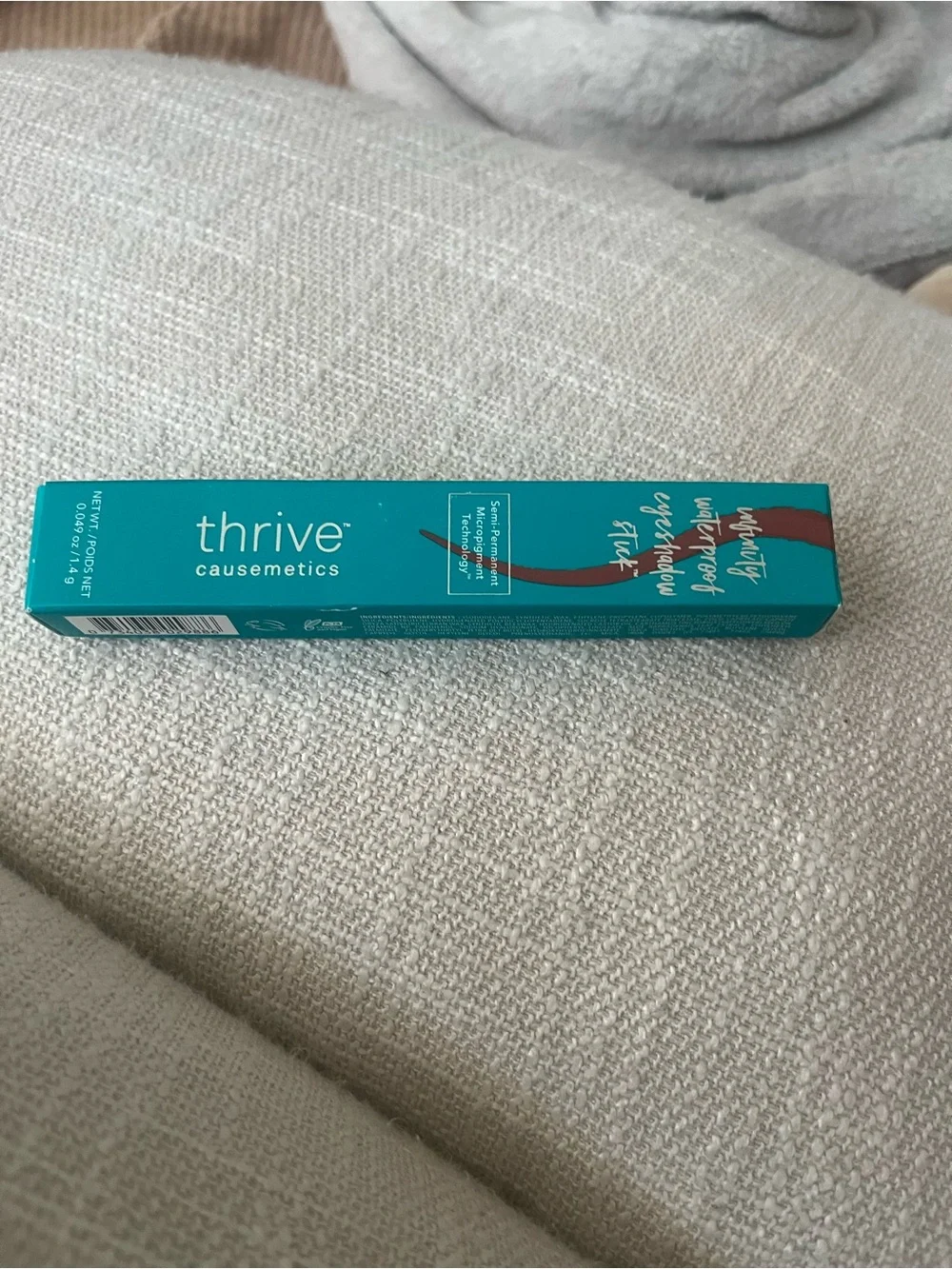 Thrive Causemetics Infinity Waterproof Eyeshadow Stick Kaelyn Warm Sienna Matte